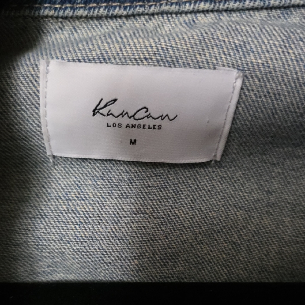 KanCan Classic Blue Denim Jacket - Picture 3 of 4